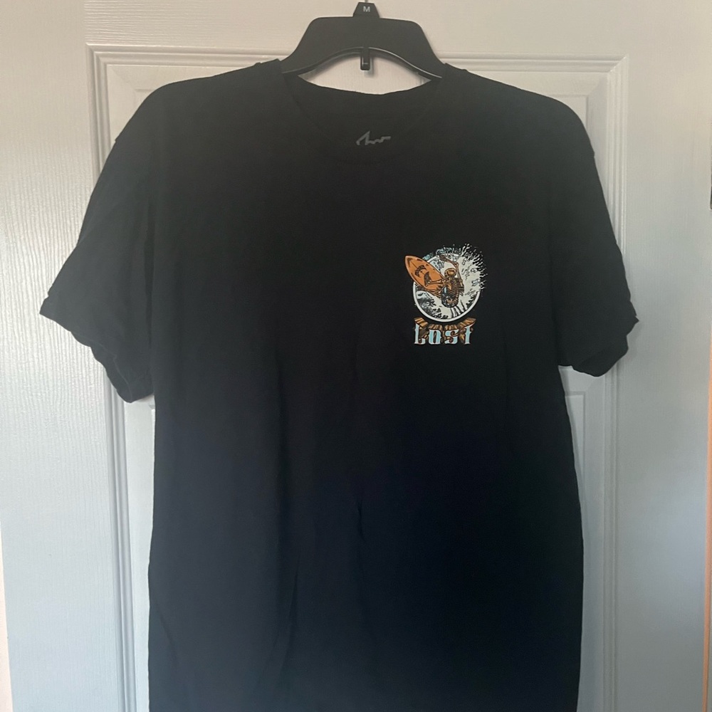 Lost Black Short-Sleeve Surf T-Shirt